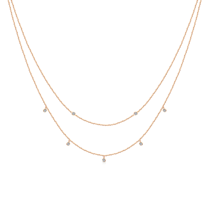 Double Layer Diamond Necklace