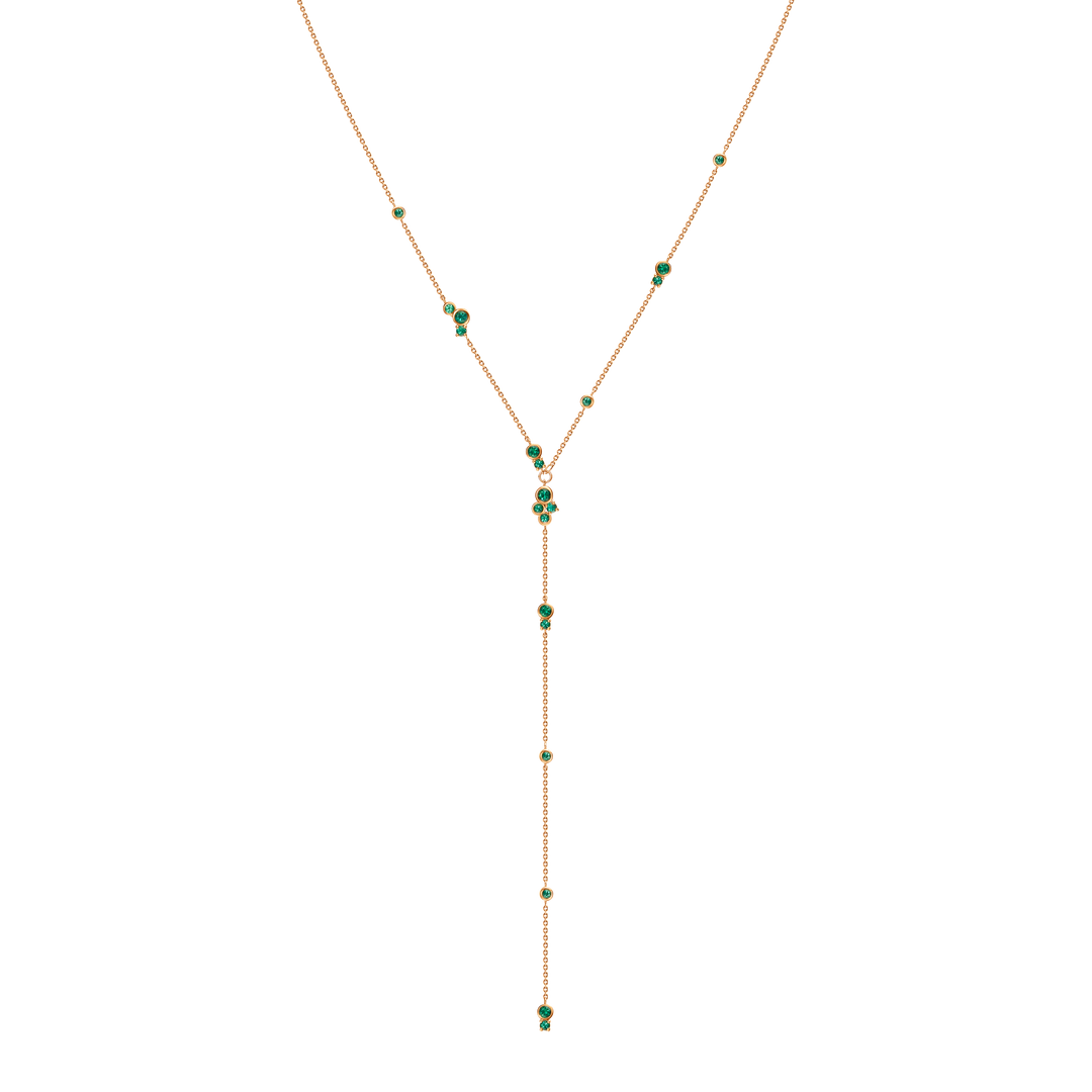 Bubbles Lariat Necklace