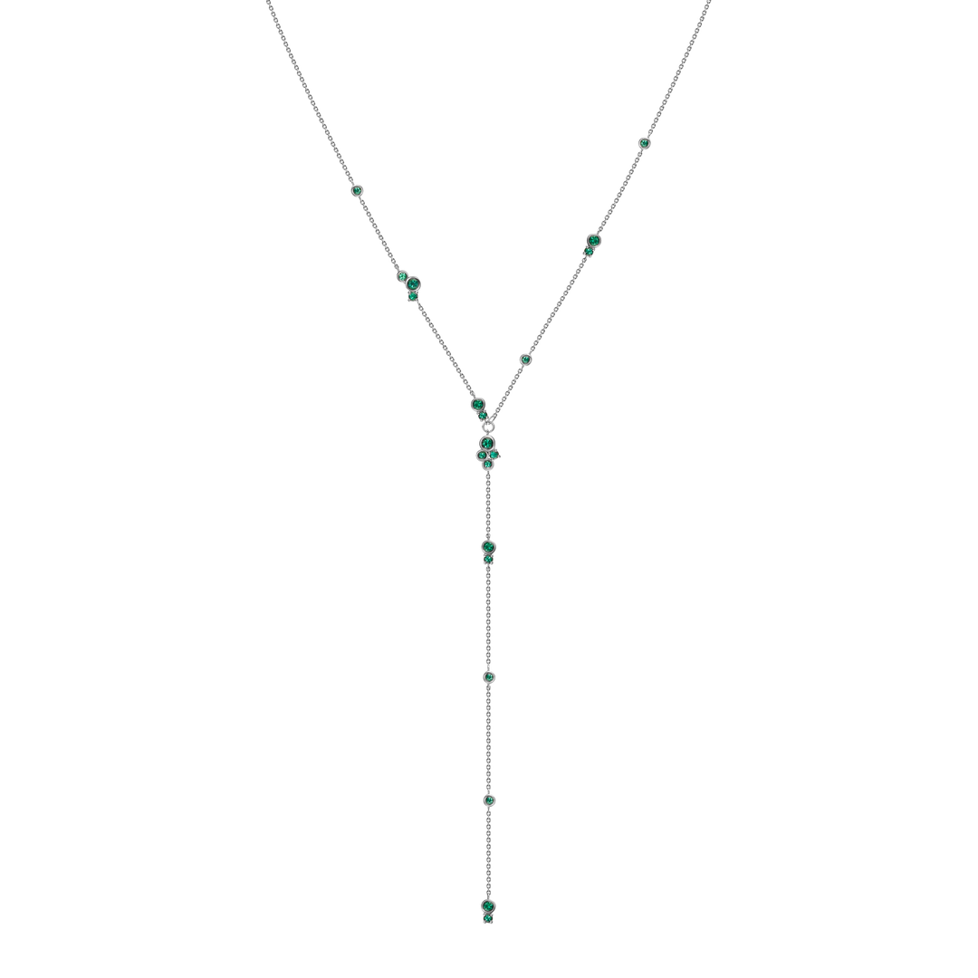 Bubbles Lariat Necklace