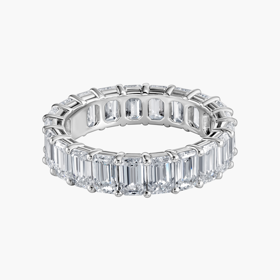 Emerald Cut Diamond Eternity Band