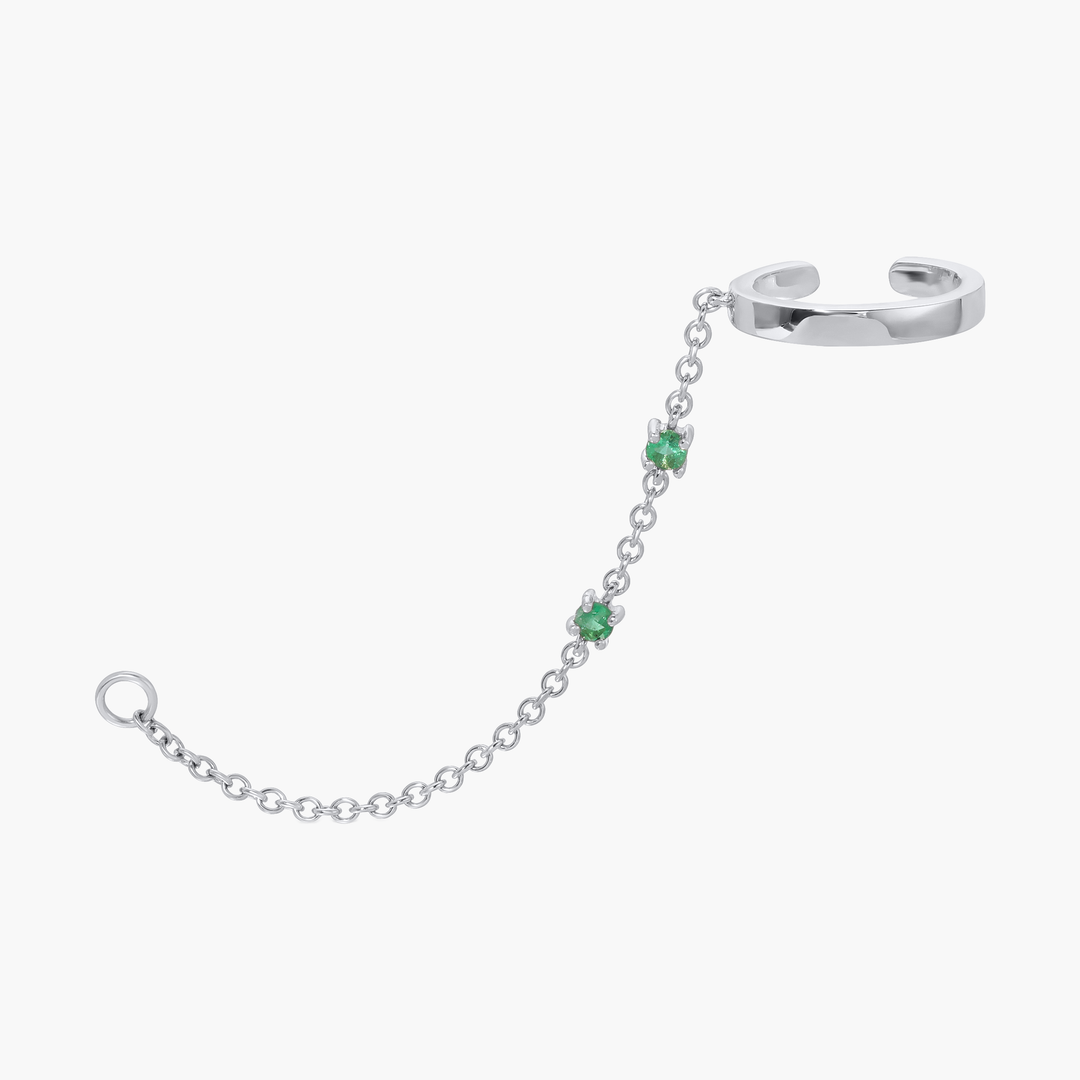 Chain Ear Cuff With Loop