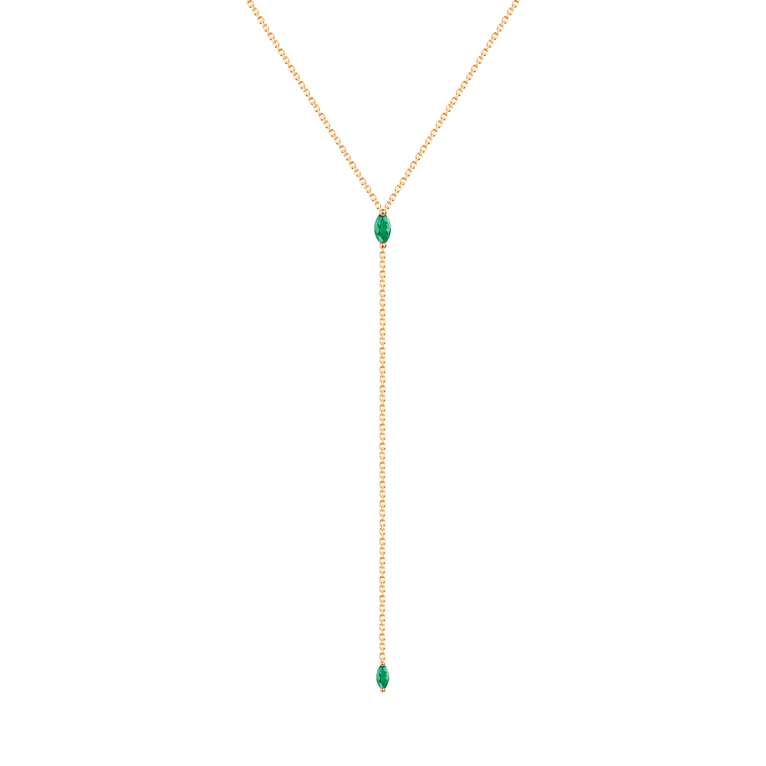 Marquise Lariat Necklace