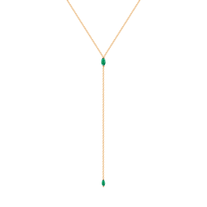 Marquise Lariat Necklace