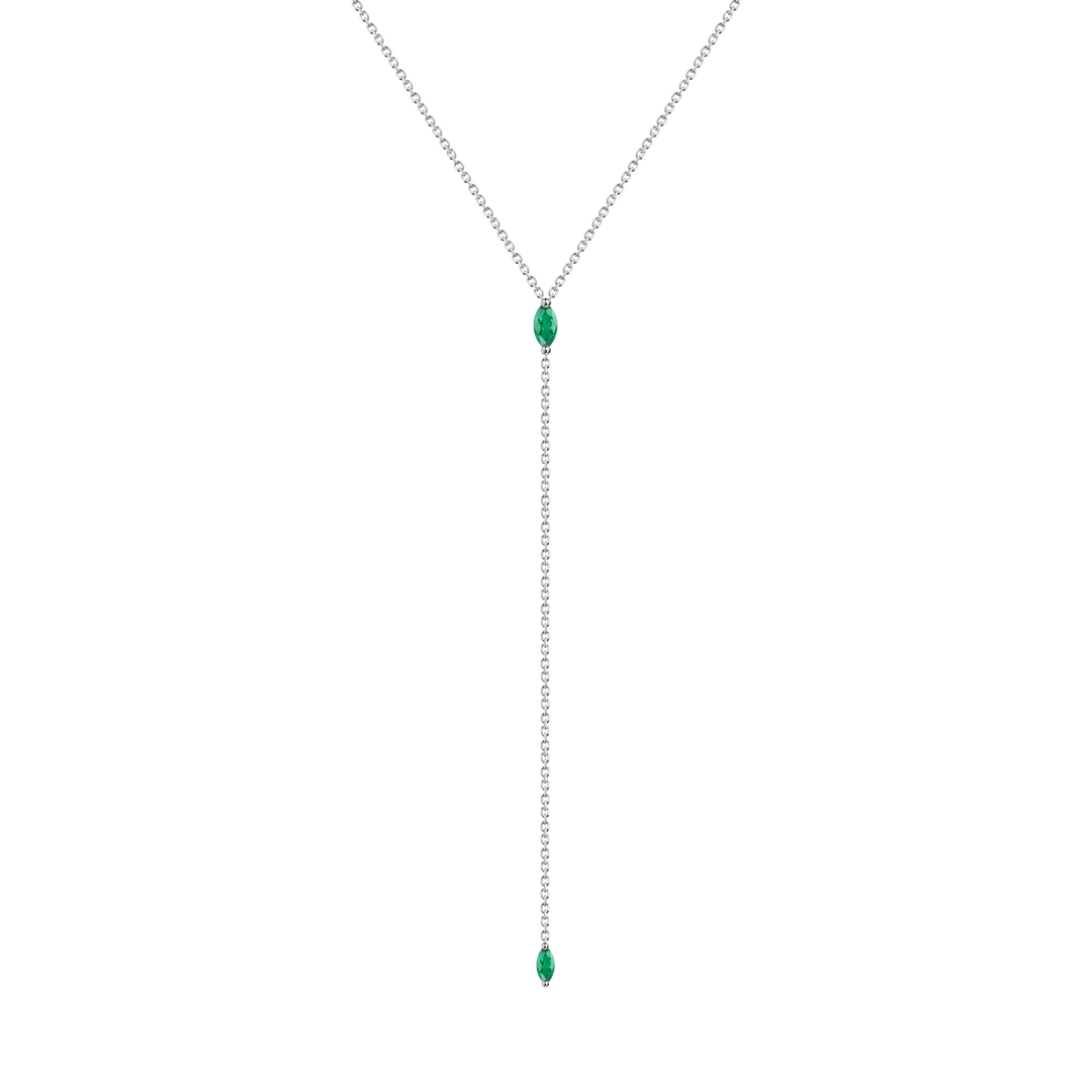 Marquise Lariat Necklace