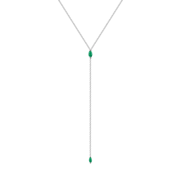 Marquise Lariat Necklace