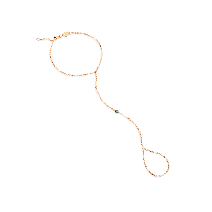 Round Bezel Hand Chain
