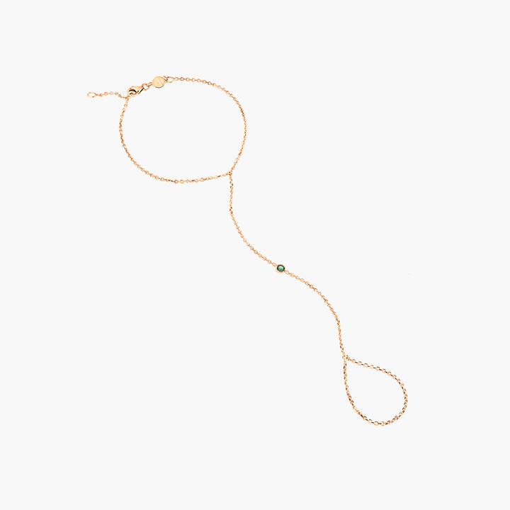 Round Bezel Hand Chain