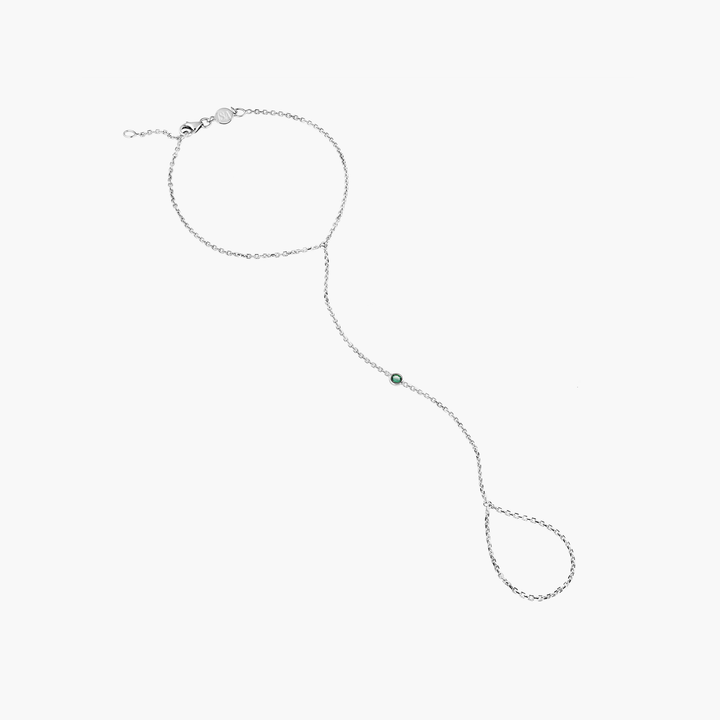 Round Bezel Hand Chain