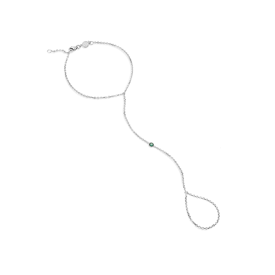 Round Bezel Hand Chain