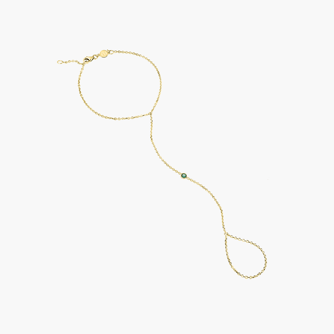 Round Bezel Hand Chain