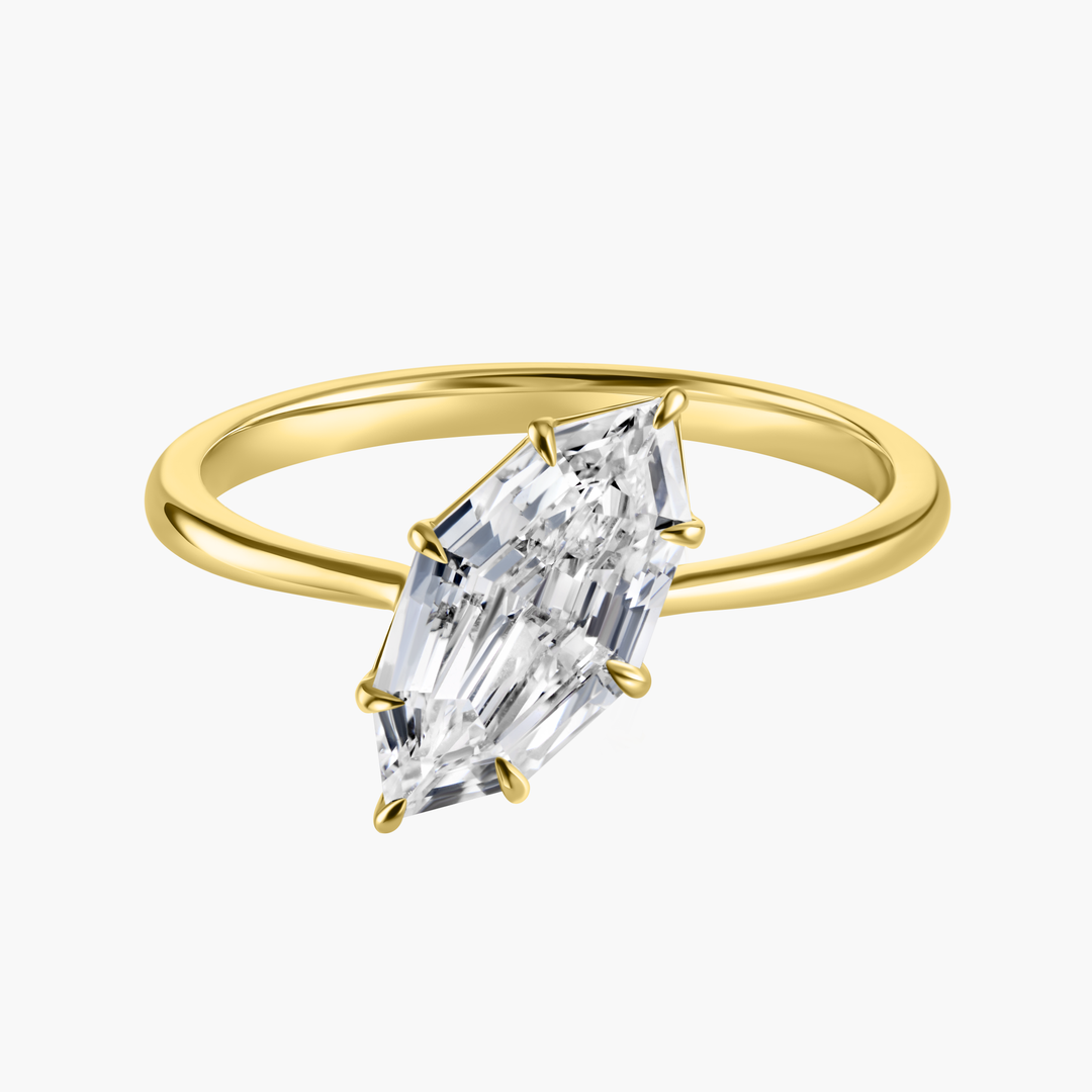 Floating Marquise Cut Diamond Ring