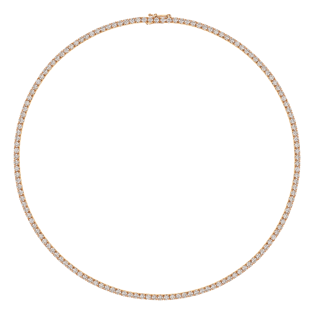 Grand Diamond Tennis Necklace