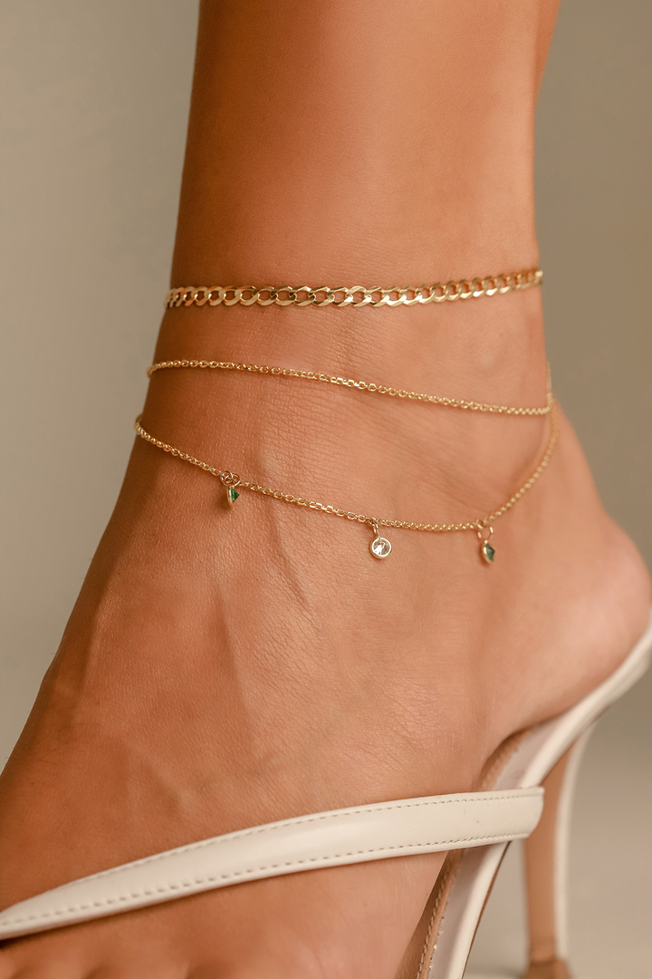 Double Chain Anklet