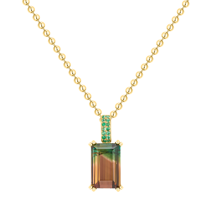 Watermelon Tourmaline Necklace