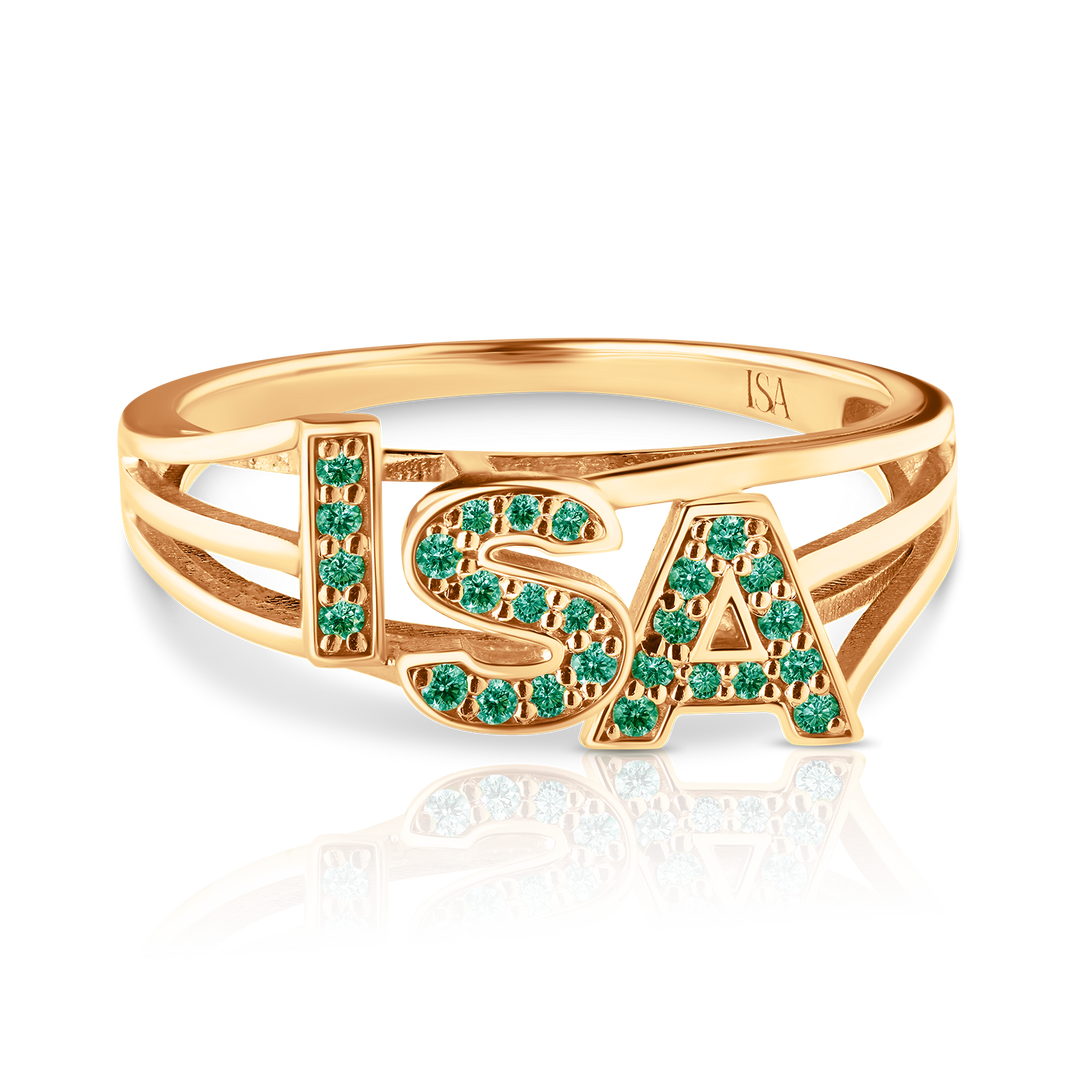 Custom Emerald Ring
