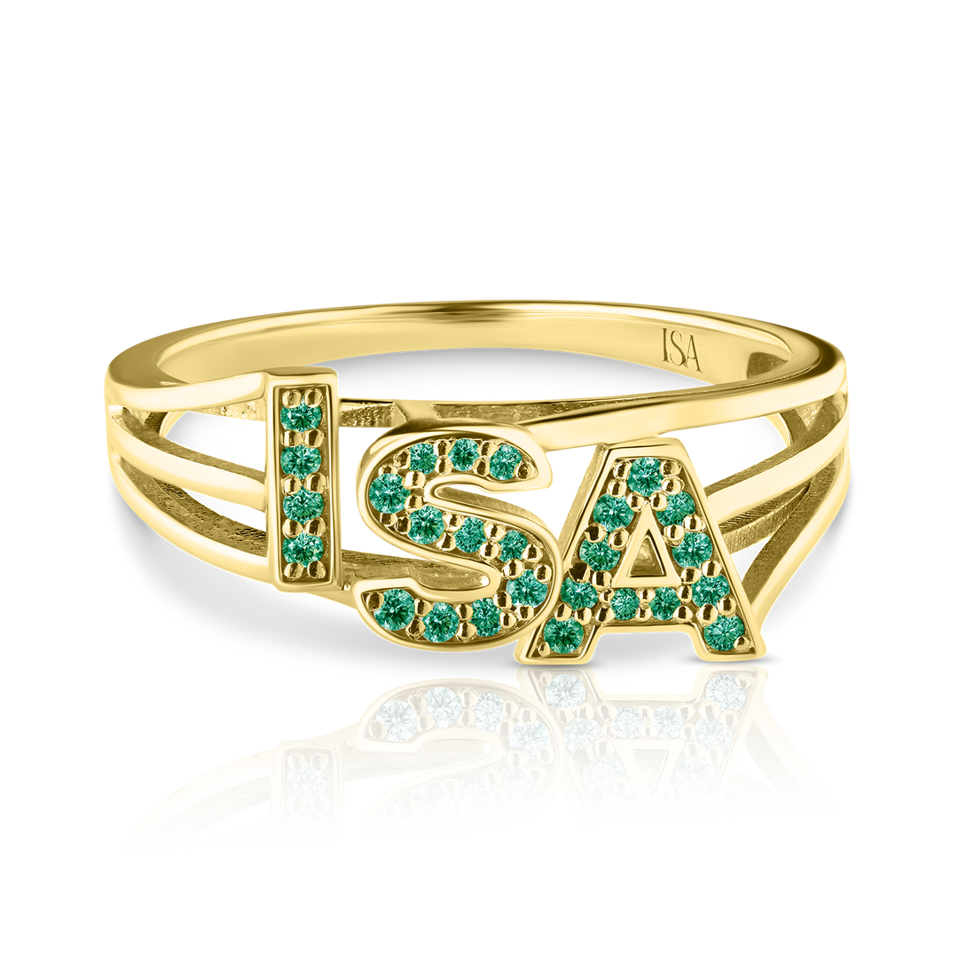 Custom Emerald Ring