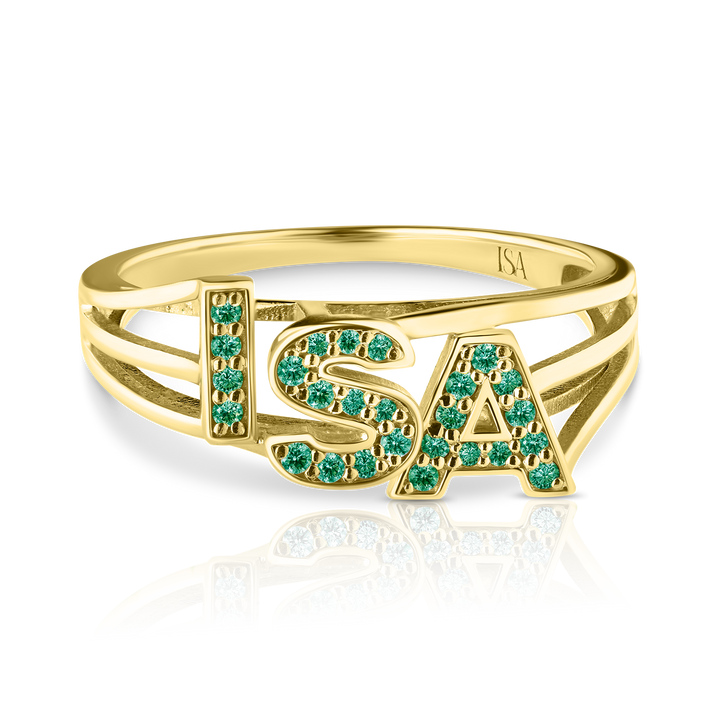 Custom Emerald Ring