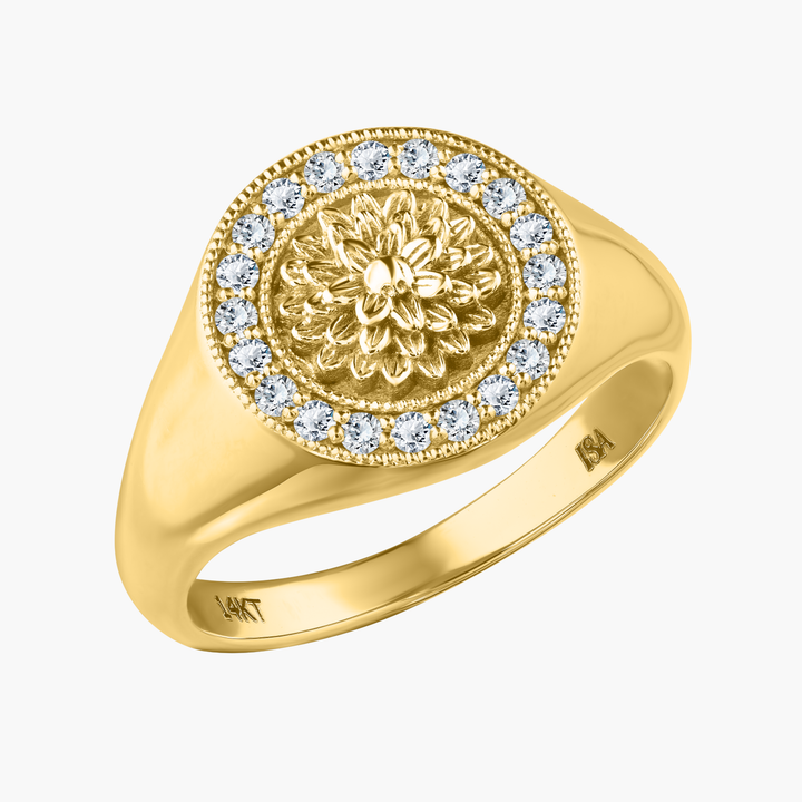Flower Diamond Ring