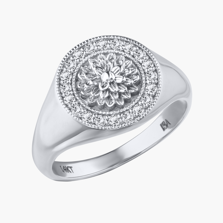 Flower Diamond Ring