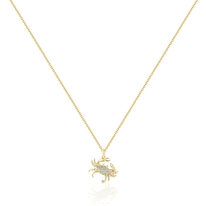 Crab Pendant Necklace