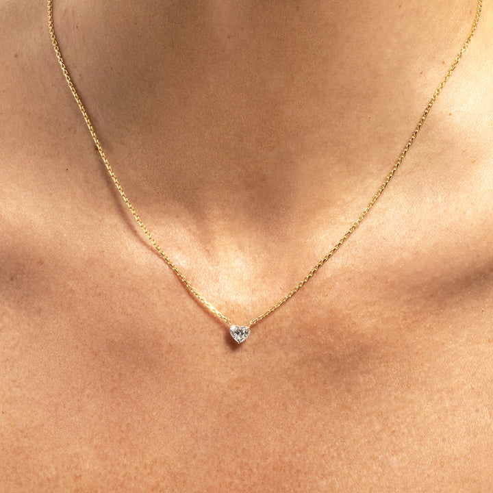 Heart Diamond Necklace