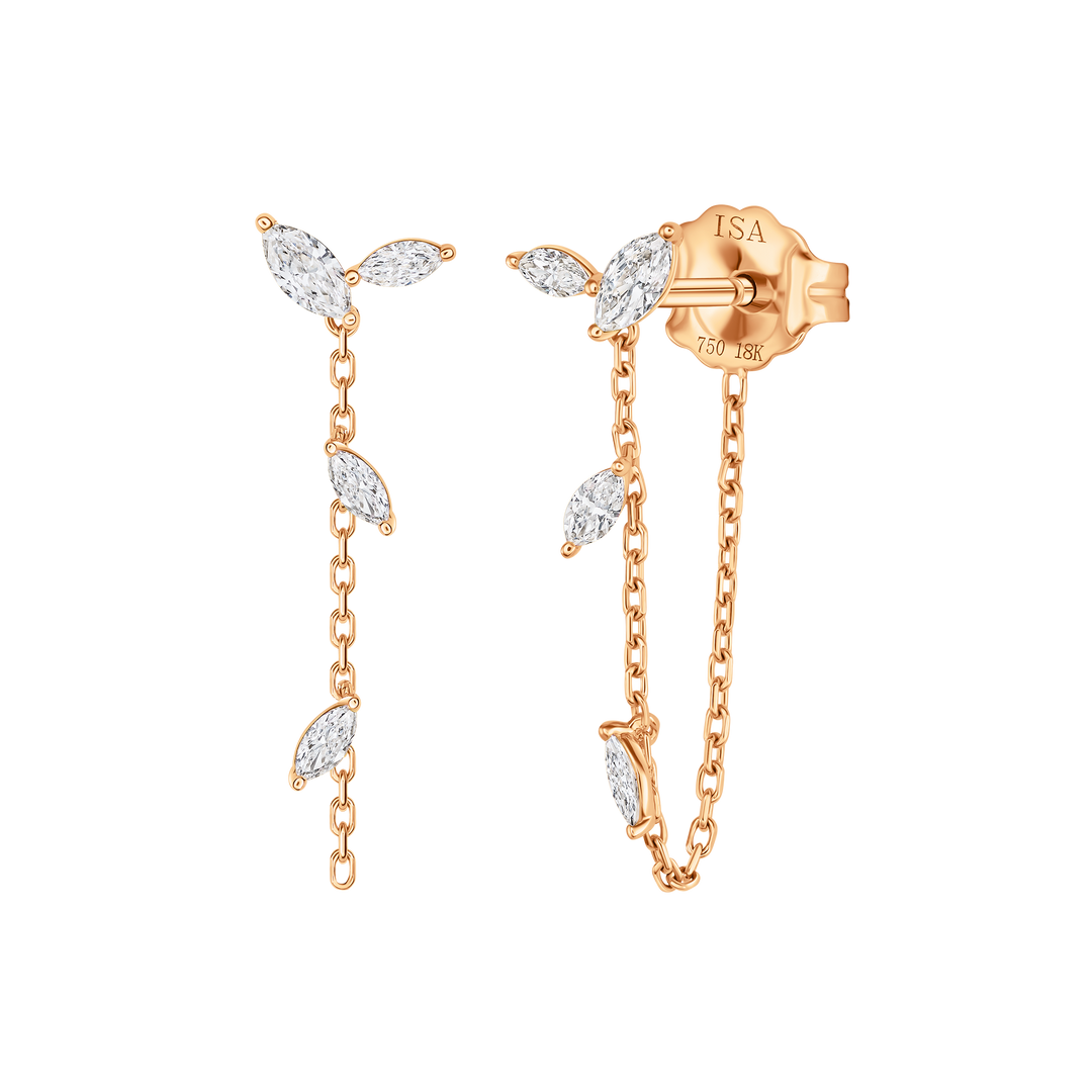 Jasmine Vine Chain Earrings