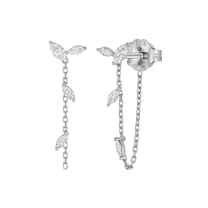 Jasmine Vine Chain Earrings