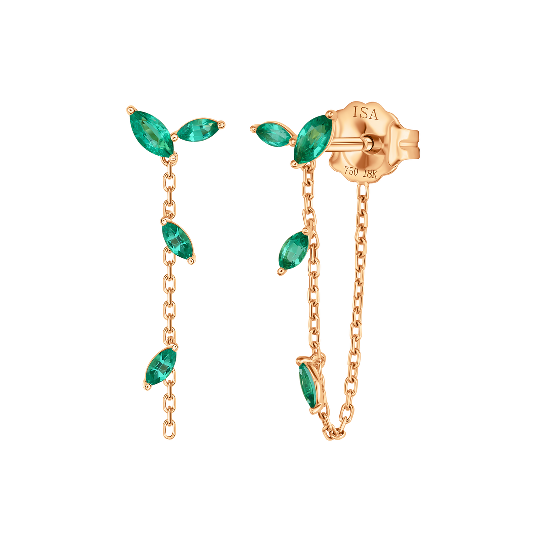 Jasmine Vine Chain Earrings