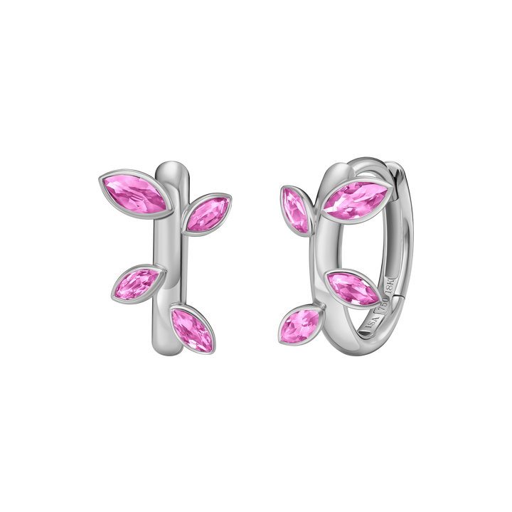 Jasmine Vine Huggie Hoops