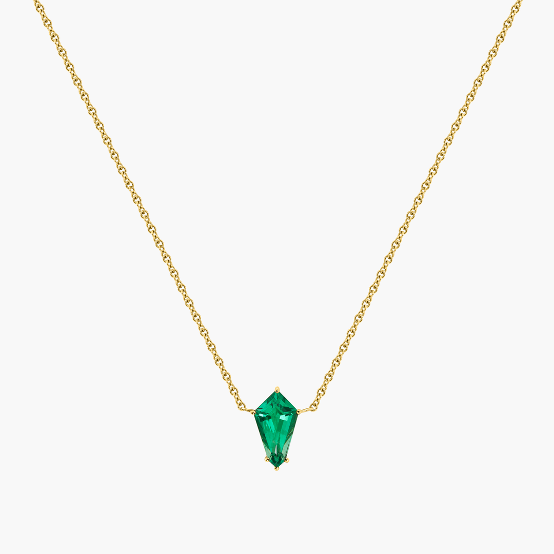 Kite Emerald Necklace