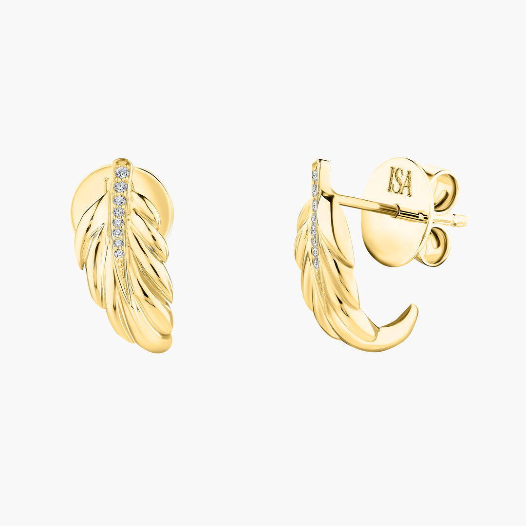 Small Leaf J Hoop