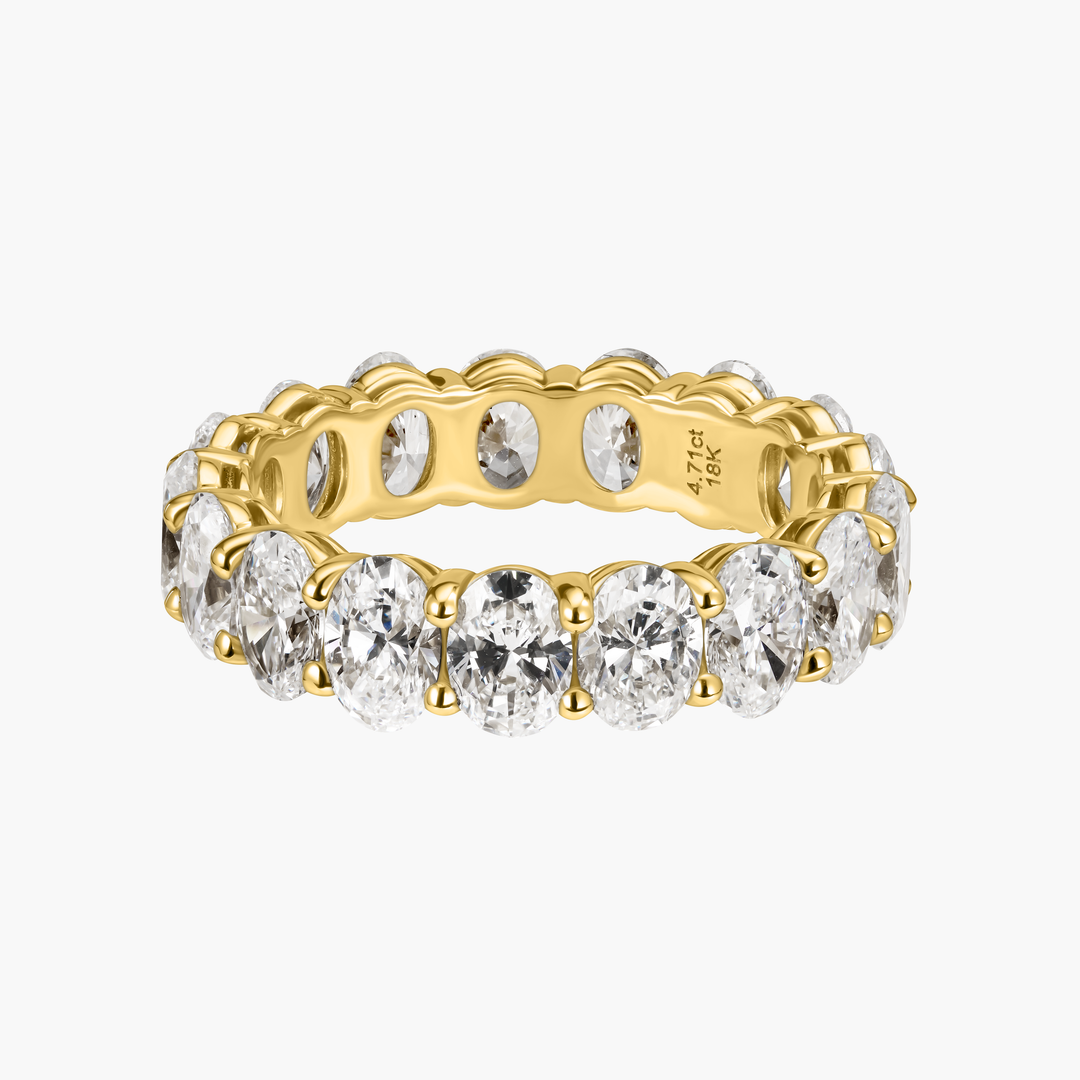 Large Oval Diamond Eternity Band