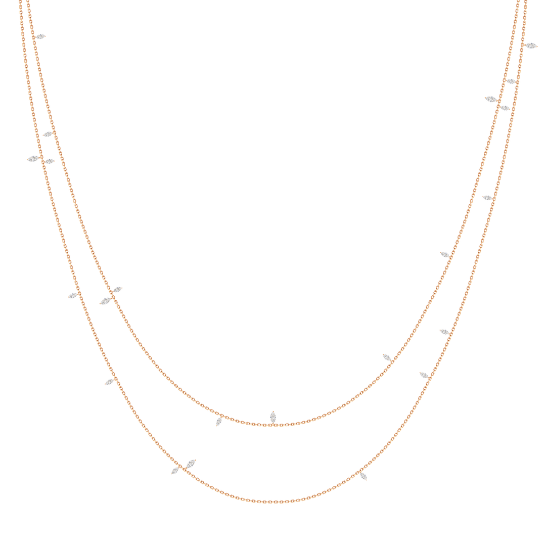 Long Jasmine Vine Necklace
