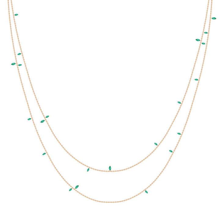 Long Jasmine Vine Necklace