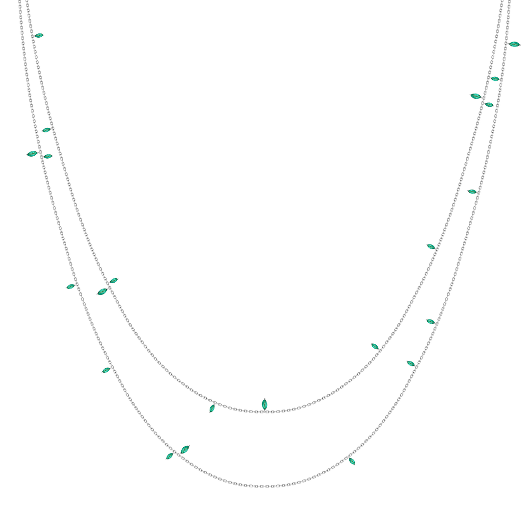 Long Jasmine Vine Necklace
