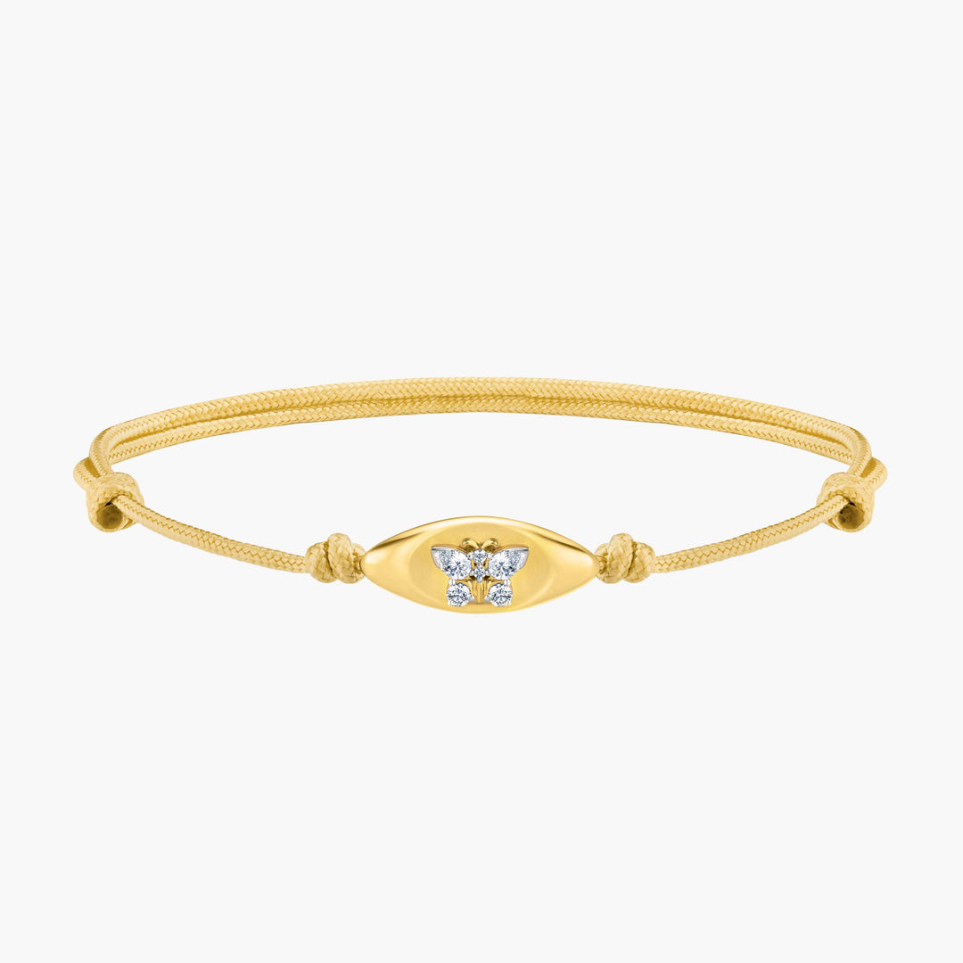 Butterfly Cord Bracelet