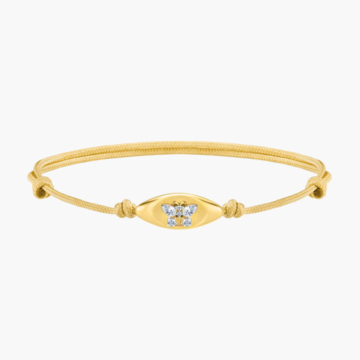 Butterfly Cord Bracelet