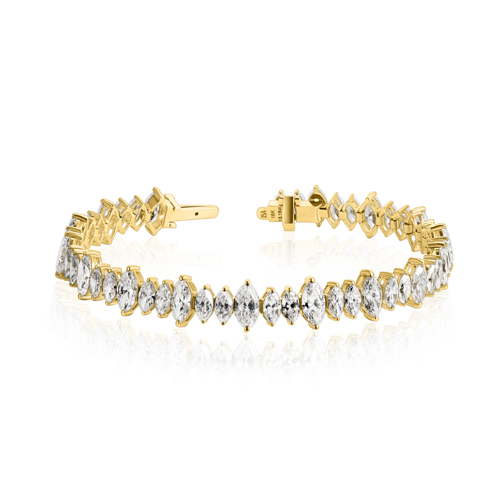 Diamond Spark Marquise Tennis Bracelet