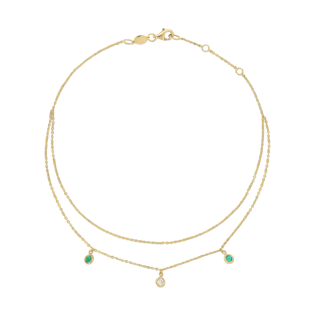 Double Chain Anklet