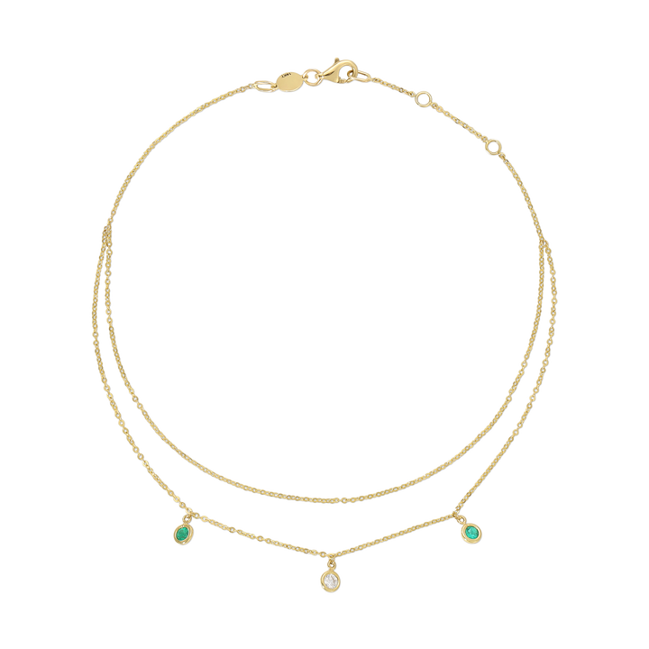 Double Chain Anklet