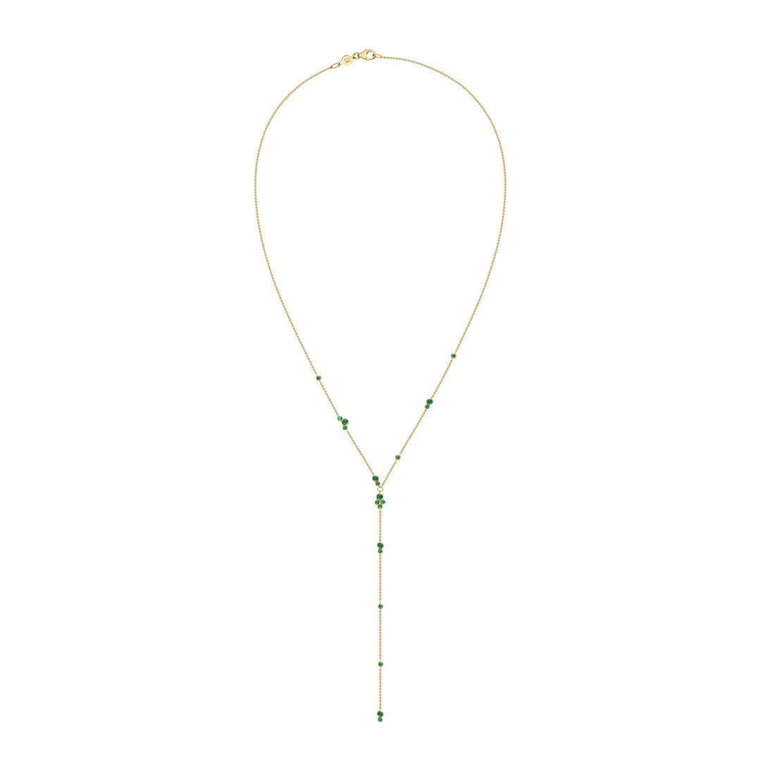 Bubbles Lariat Necklace