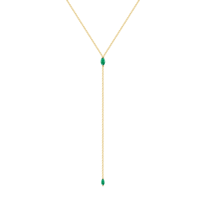 Marquise Lariat Necklace