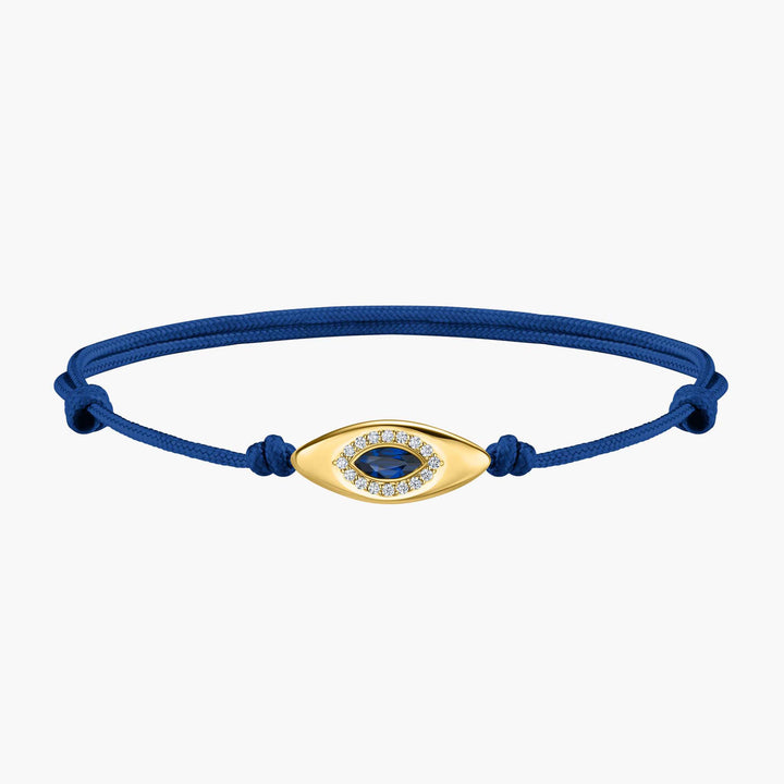 Evil Eye Blue Cord Bracelet