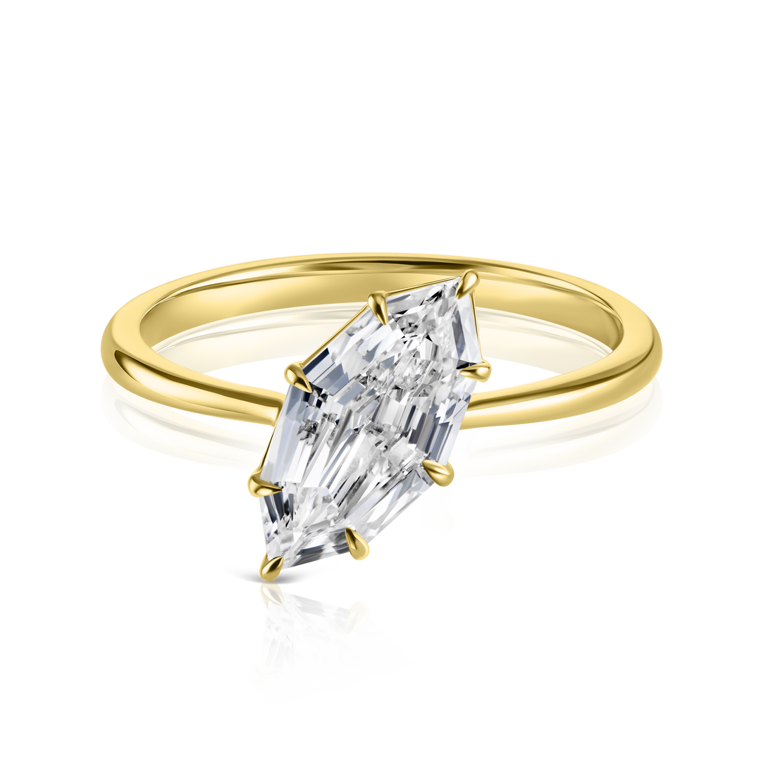 Floating Marquise Cut Diamond Ring