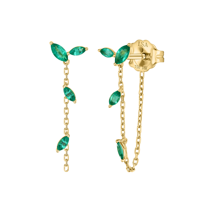 Jasmine Vine Chain Earrings