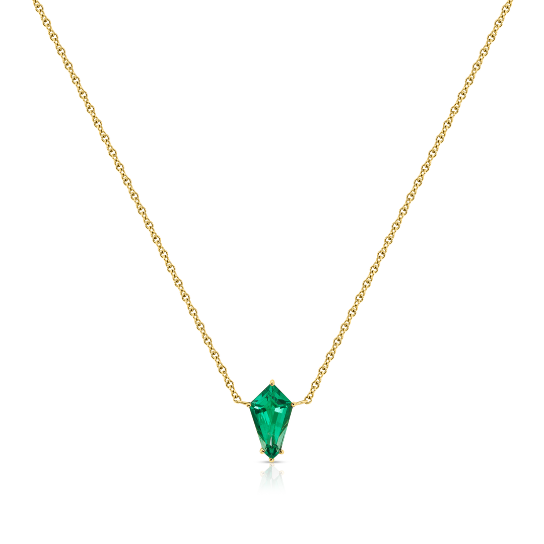 Kite Emerald Necklace