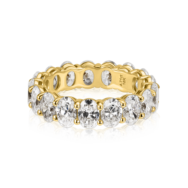 Large Oval Diamond Eternity Band