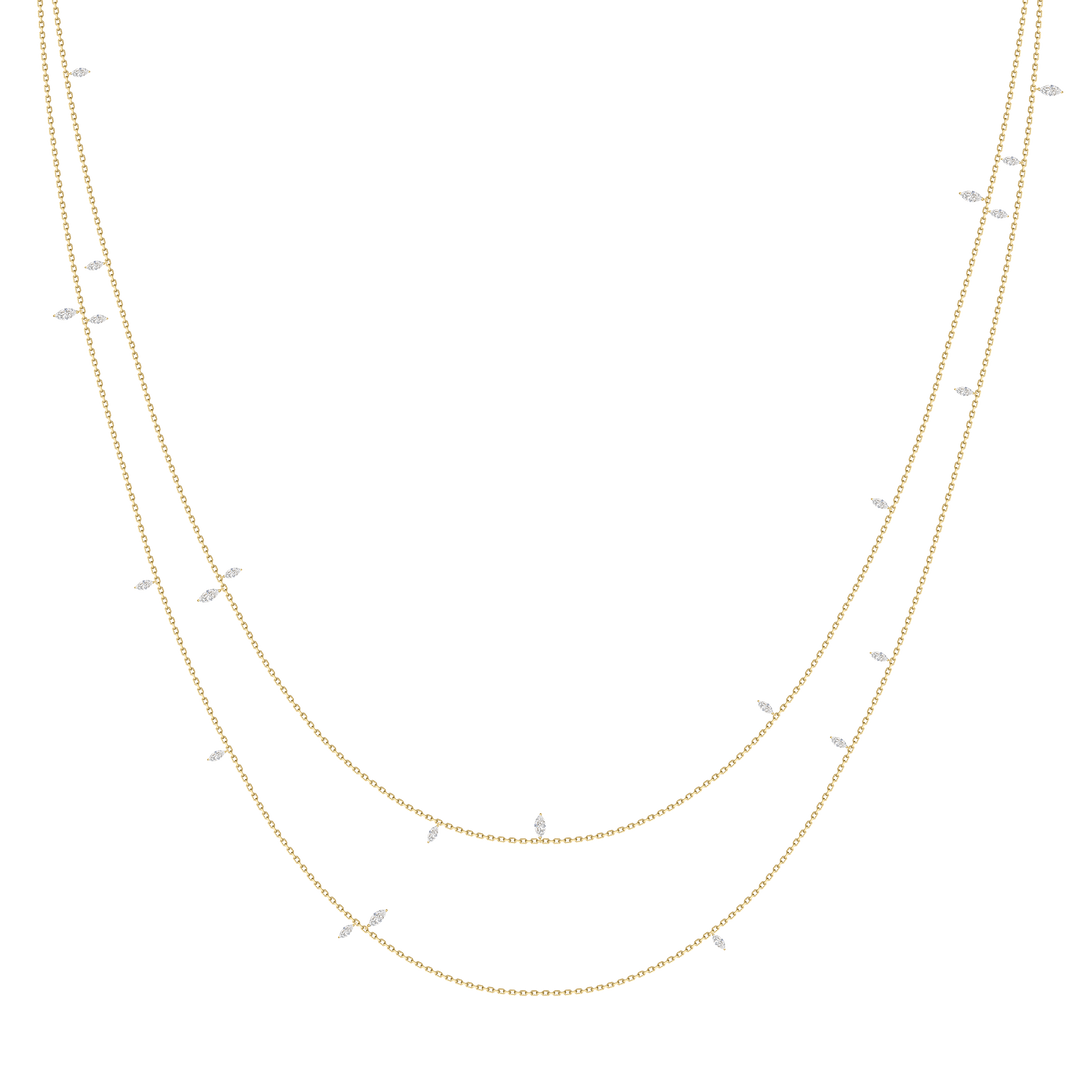 Long Jasmine Vine Necklace