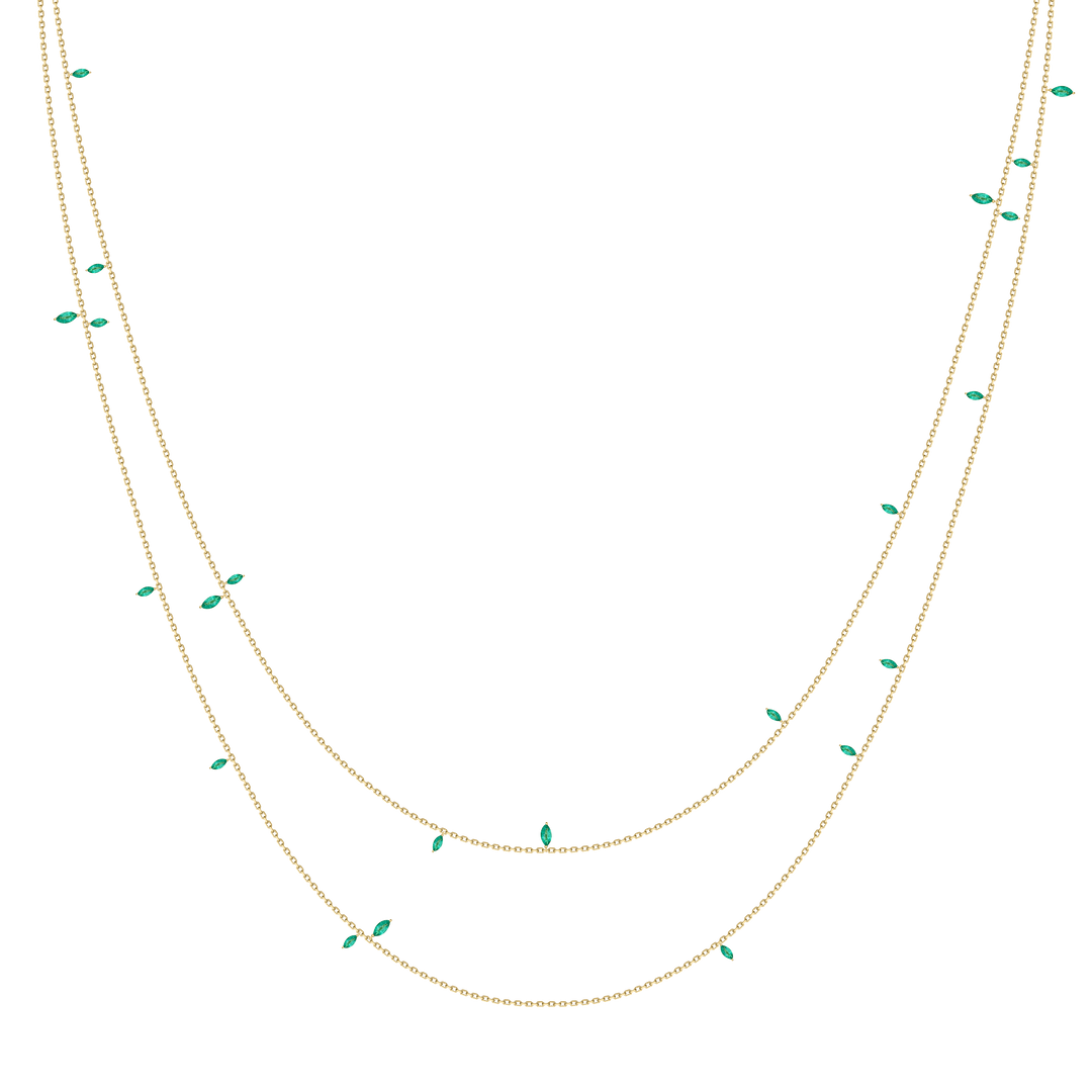 Long Jasmine Vine Necklace
