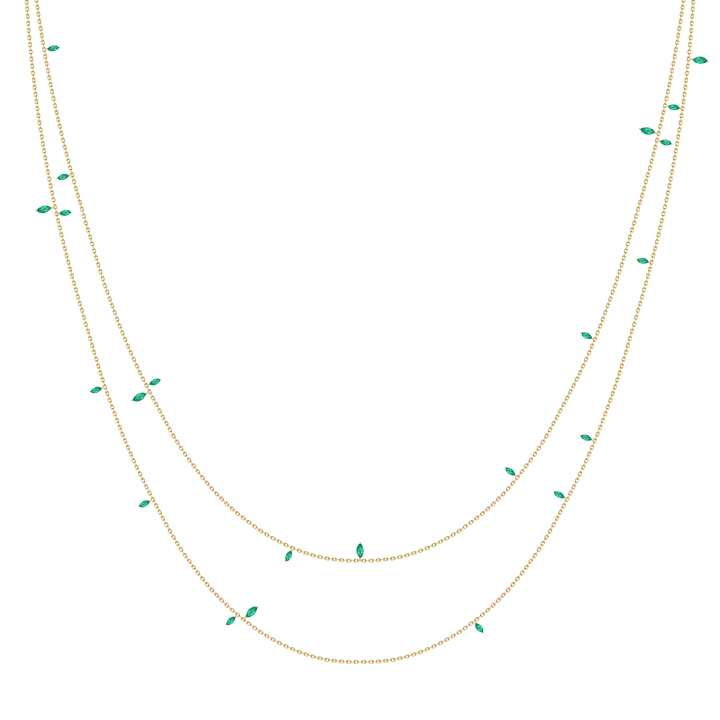 Long Jasmine Vine Necklace